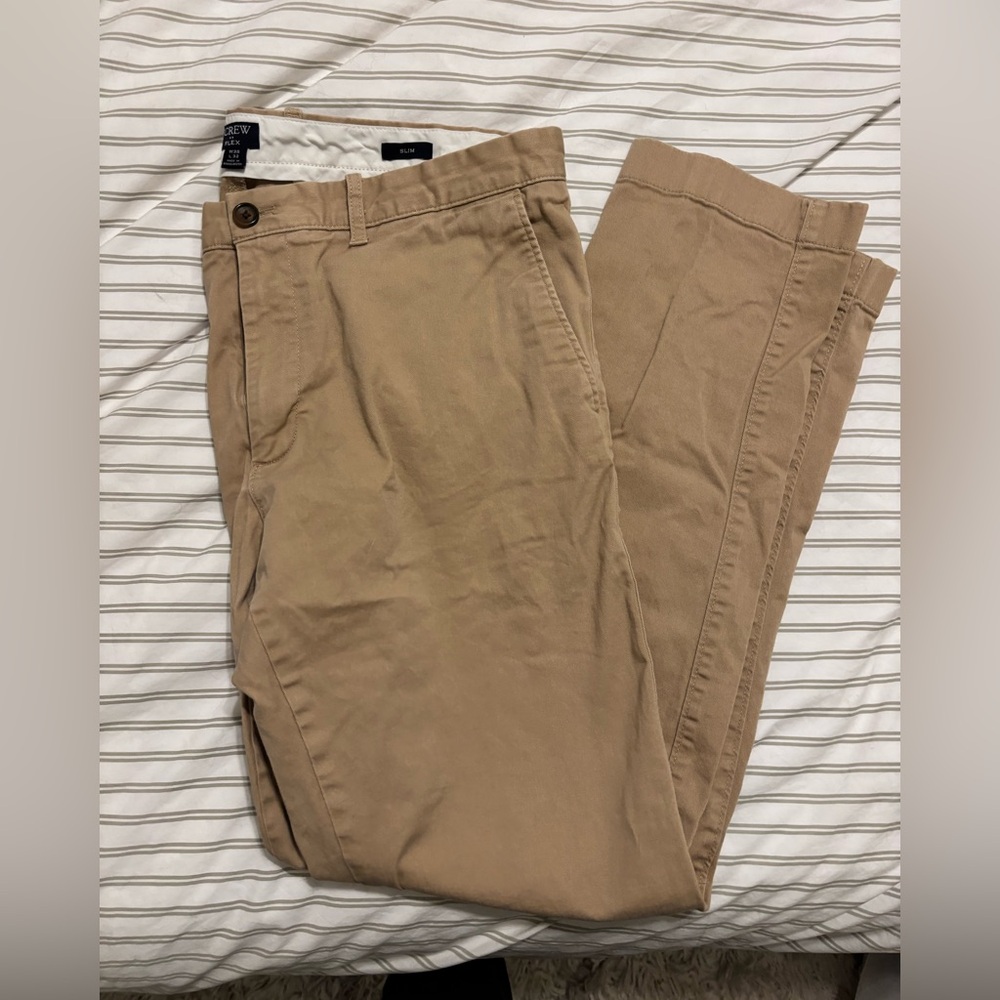 J. Crew Men's Khaki Chinos